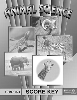 2nd Grade Animal Science Answer Key 1019-1021 by Accelerated Christian Education ACE Workbook Curriculum Express