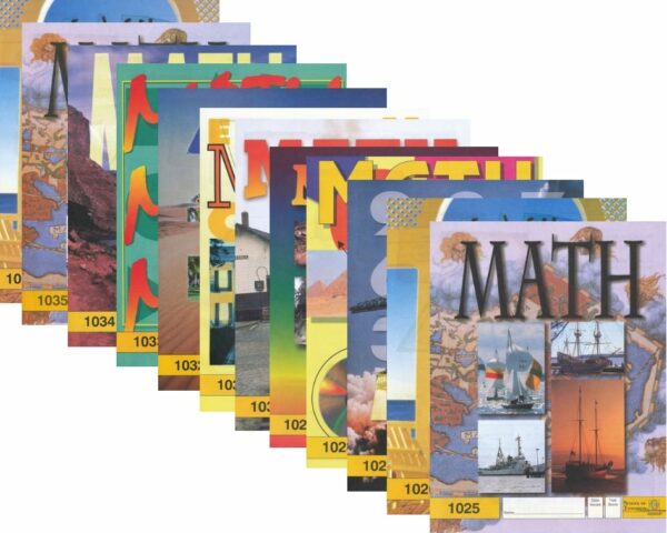 3rd Grade Math Complete Set by Accelerated Christian Education ACE Workbook Curriculum Express