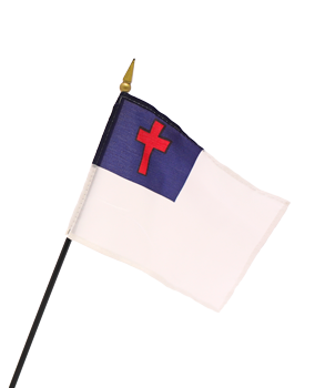 Christian Flag from Accelerated Christian Education ACE Classroom Material Curriculum Express