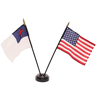 American and Christian Flag Set from Accelerated Christian Education ACE Yes Curriculum Express