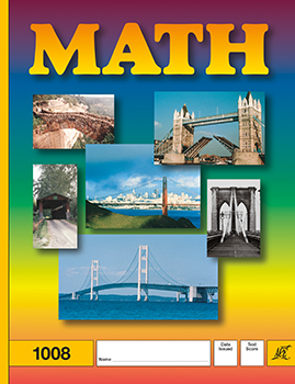 1st Grade Math Pace 1008 by Accelerated Christian Education ACE 8 of 12 Curriculum Express