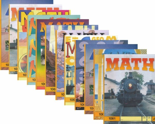 6th Grade Math Pace Set by Accelerated Christian Education ACE Workbook Curriculum Express