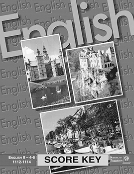 English II Key 1112-1114 from Accelerated Christian Education ACE Workbook Curriculum Express