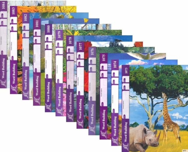 7th Grade Word Building Complete Set by Accelerated Christian Education ACE Workbook Curriculum Express