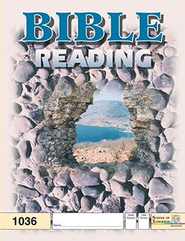 3rd Grade Bible Reading Pace 1036 by Accelerated Christian Education ACE 12 of 12 Curriculum Express
