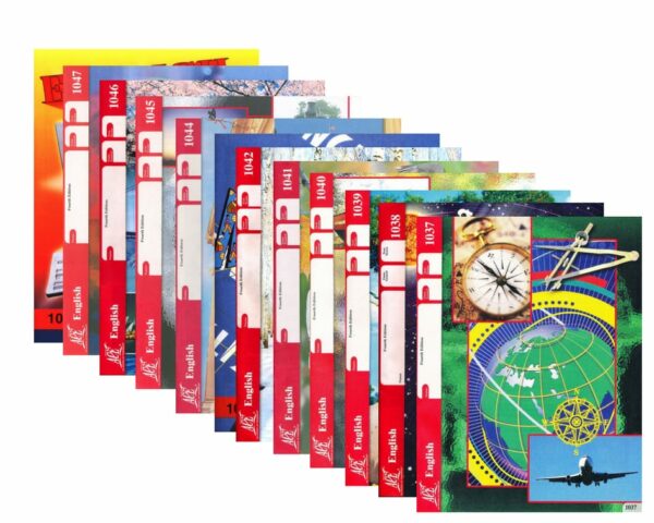 4th Grade English Complete Set by Accelerated Christian Education ACE Workbook Curriculum Express
