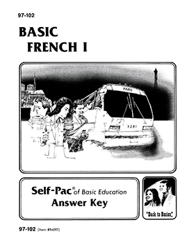 High School French I Key 97-102 by Accelerated Christian Education ACE 1 of 2 Curriculum Express