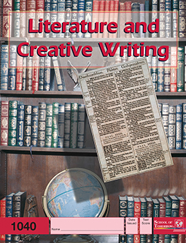 4th Grade Literature and Creative Writing Pace 1040 by Accelerated Christian Education ACE 4 of 12 Curriculum Express