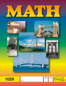 3rd Grade Math Pace 1029 by Accelerated Christian Education ACE Workbook Curriculum Express