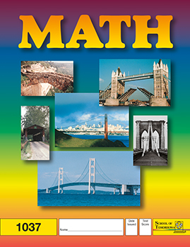 4th Grade Math Pace 1037 by Accelerated Christian Education ACE Workbook Curriculum Express