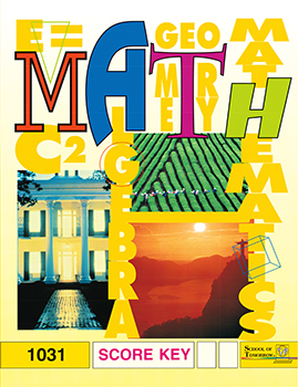 3rd Grade Math Answer Key 1031 by Accelerated Christian Education ACE 7 of 12 Curriculum Express