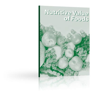 Family & Consumer Science Nutritive Value of Foods from Alpha Omega Publications