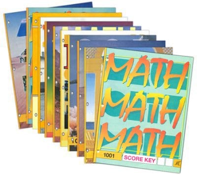 1st Grade Math Answer Key Set by Accelerated Christian Education