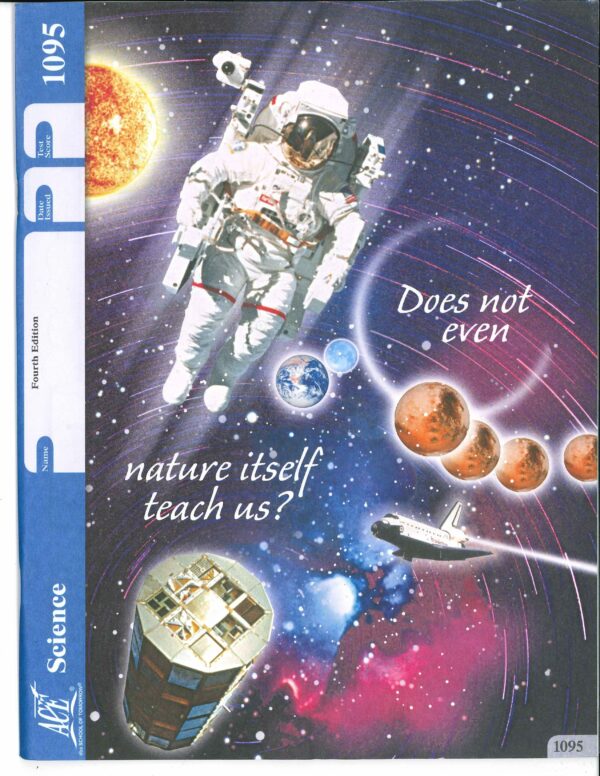 8th Grade Science (Pace 1095) from Accelerated Christian Education ACE Workbook Curriculum Express