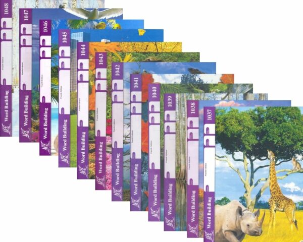 4th Grade Word Building Complete Set by Accelerated Christian Education ACE Workbook Curriculum Express