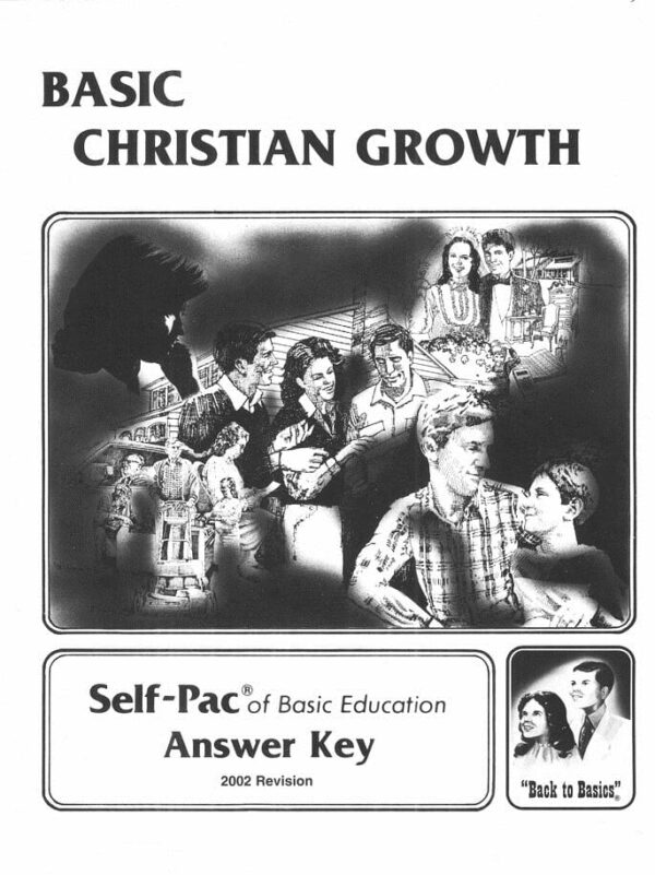 Christian Growth Key 133-138 from Accelerated Christian Education ACE Workbook Curriculum Express