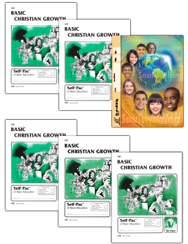 Christian Growth Complete Set from Accelerated Christian Education ACE Workbook Curriculum Express