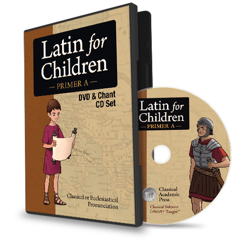 Latin for Children A DVD & CD Set by Classical Academic Press Classical Academic Press Curriculum Express