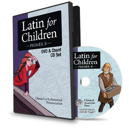 Latin for Children B DVD & CD Set by Classical Academic Press Classroom Material Curriculum Express