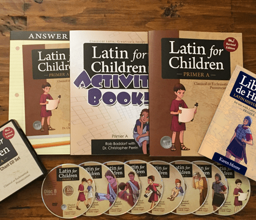 Latin for Children A Complete Set by Classical Academic Press CD Curriculum Express