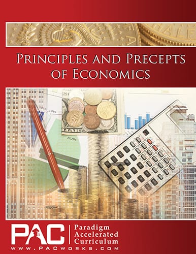 The Principles and Precepts of Economics Kit from Paradigm Accelerated Curriculum Kit Curriculum Express
