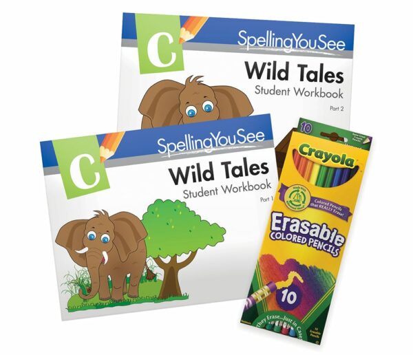 Level C: Wild Tales Student Pack from Spelling You See English Curriculum Express