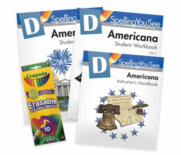 Level D: Americana Universal Set from Spelling You See English Curriculum Express