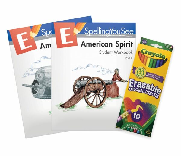 Level E: American Spirit Student Pack from Spelling you See English Curriculum Express