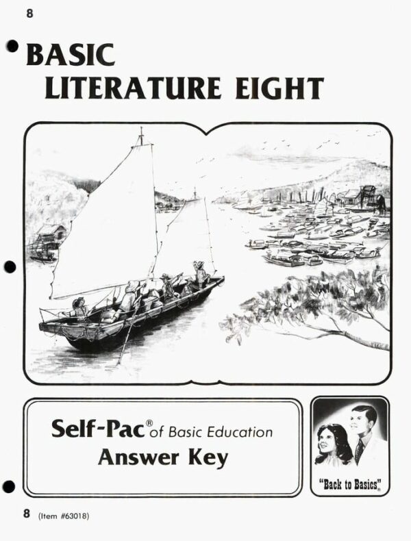 Basic Literature Eight Answer Key from ACE Workbook Curriculum Express