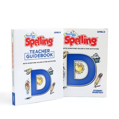 Level D Set from A Reason For Spelling Workbook Curriculum Express