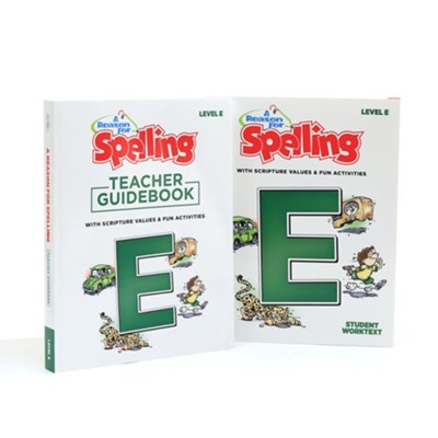 Level E Set from A Reason For Spelling Workbook Curriculum Express