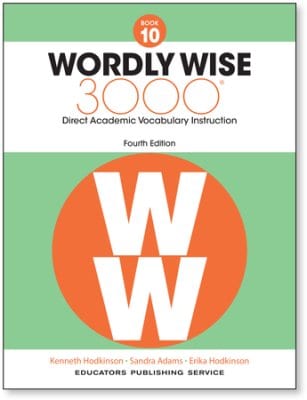 Wordly Wise 3000 (4th Edition) Grade 10 Student Book Workbook Curriculum Express