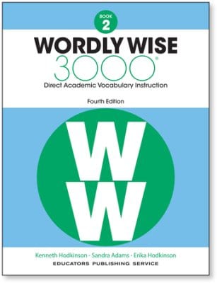 Wordly Wise 3000 (4th Edition) Grade 2 Student Book Workbook Curriculum Express