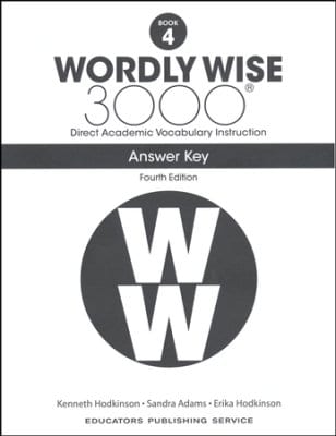 Wordly Wise 3000 (4th Edition) Grade 4 Key Paperback Curriculum Express