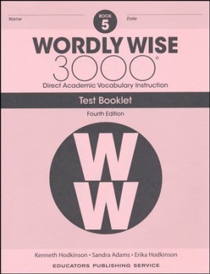 Wordly Wise 3000 (4th Edition) Grade 5 Tests Paper tests Curriculum Express