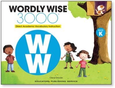 Wordly Wise 3000 (4th Edition) Kindergarten Student Book Workbook Curriculum Express