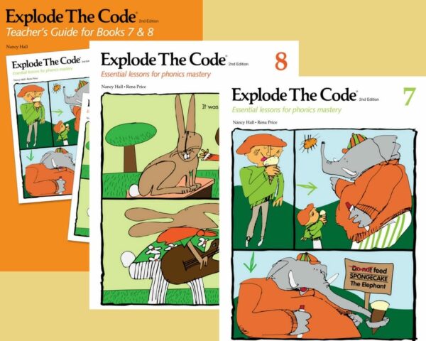 Explode the Code, Books 7 & 8 with Teacher Guide EPS-Explode The Code Curriculum Express