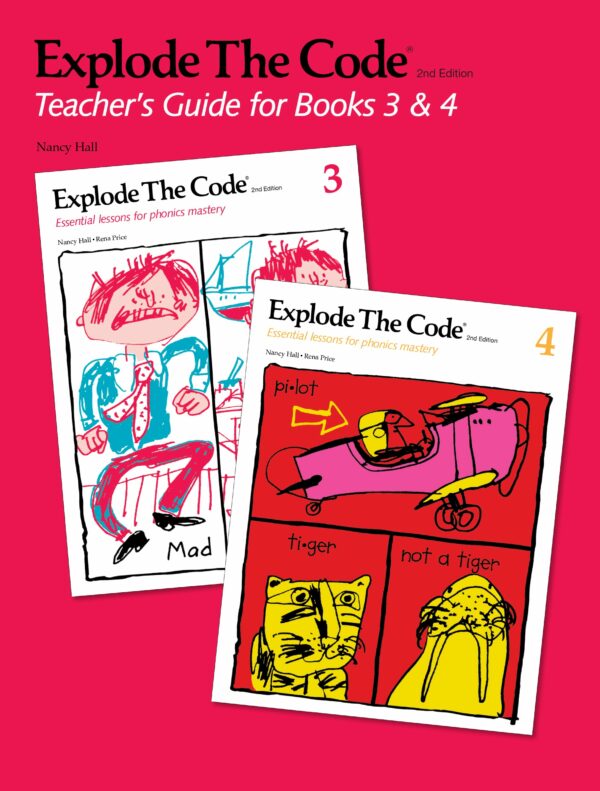 Explode The Code Teacher’s Guide for Books 3 & 4 Teacher's Guide Curriculum Express