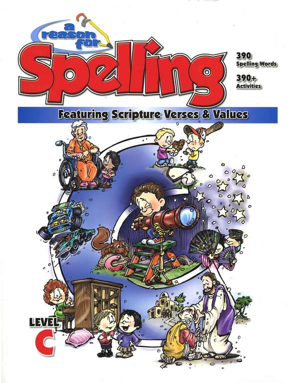 Level C Student Book from A Reason for Spelling Workbook Curriculum Express