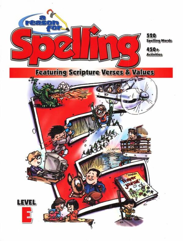 Level E Student Book from A Reason for Spelling Workbook Curriculum Express
