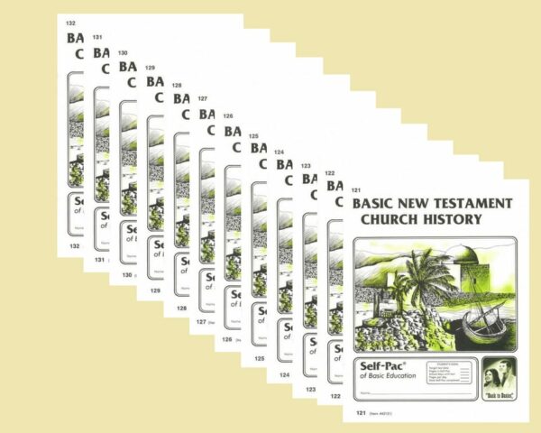 New Testament Church History Pace Set from Accelerated Christian Education ACE Workbook Curriculum Express