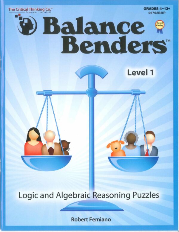 Balance Benders™ Level 1 from The Critical Thinking Company Workbook Curriculum Express