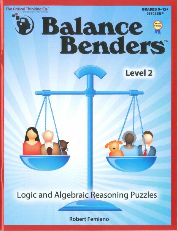 Balance Benders™ Level 2 from The Critical Thinking Company Workbook Curriculum Express