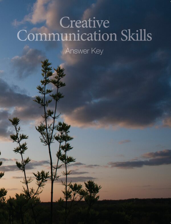 Creative Communication Skills Answer Key Electives Curriculum Express