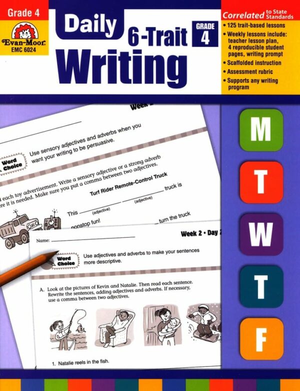 Daily 6-Trait Writing, Grade 4 from Evan-Moor Clearance Curriculum Express