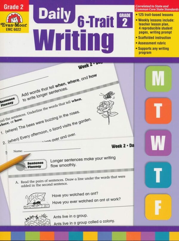Daily 6-Trait Writing, Grade 2 from Evan-Moor Clearance Curriculum Express