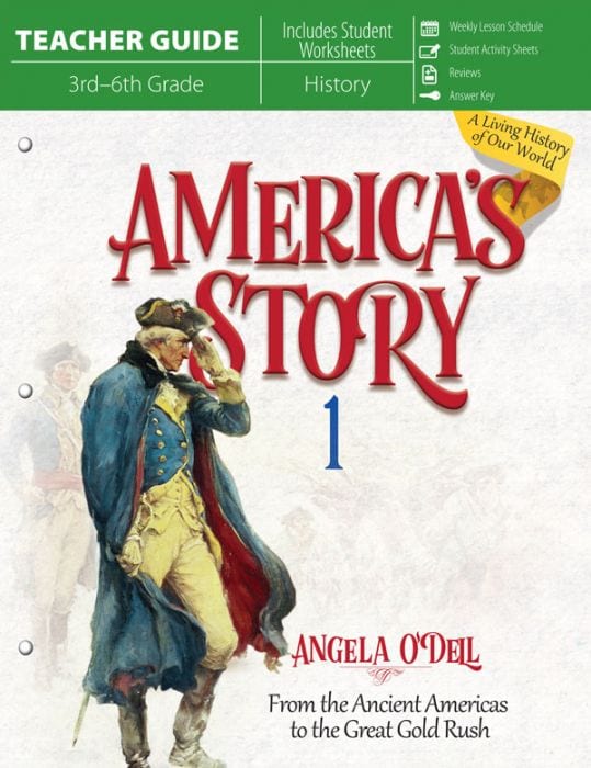 America’s Story 1 Teacher Guide from Master Books Paperback Curriculum Express