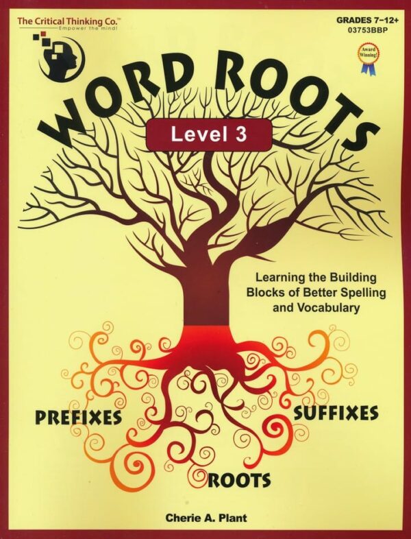 Word Roots Level 3 from The Critical Thinking Company Workbook Curriculum Express