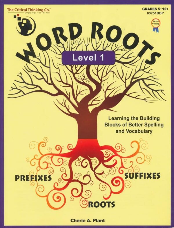 Word Roots Level 1 from The Critical Thinking Company Workbook Curriculum Express
