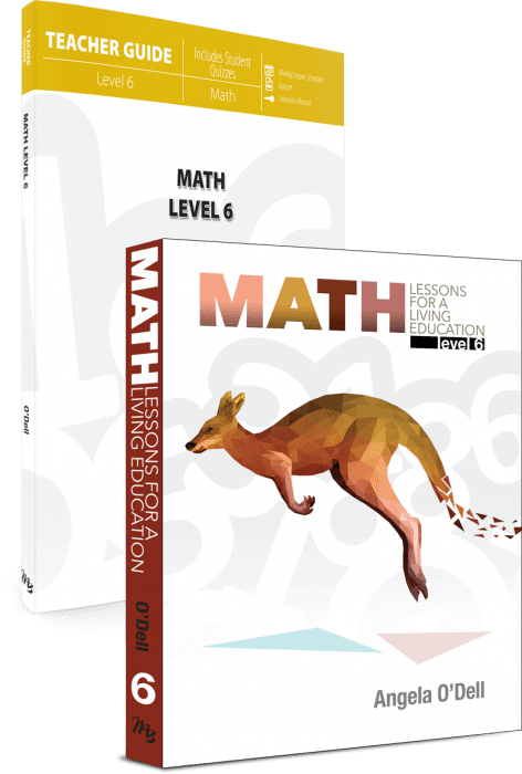 Math Lessons for a Living Education: Level 6 (Set) from Master Books Paperback Curriculum Express